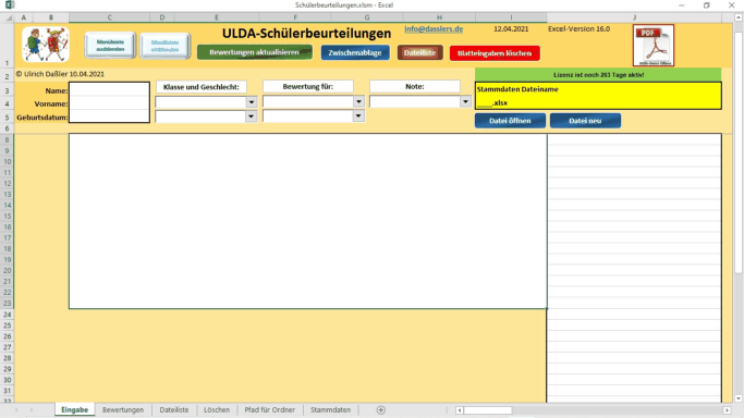 Schülerbeurteilungen